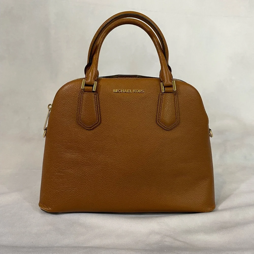 Michael Kors Tan Leather Satchel